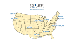 Desktop Screenshot of citysprint.com